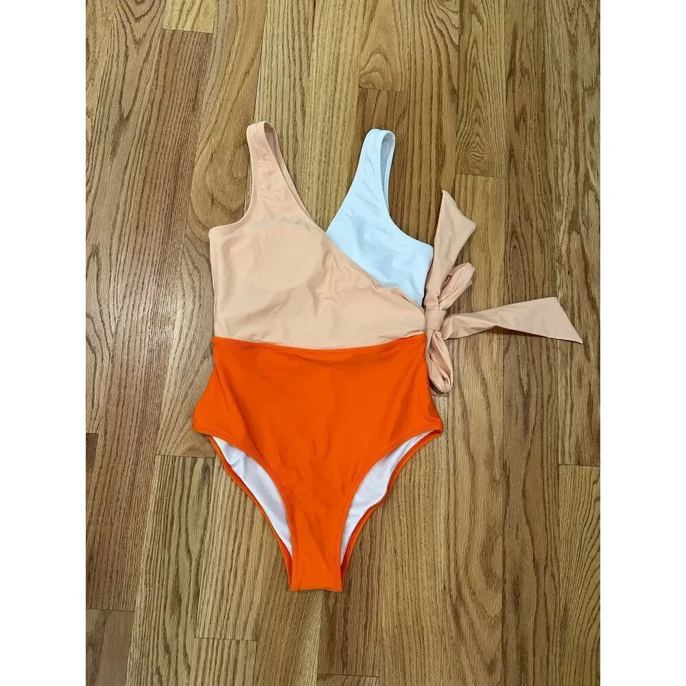 NWT CupShe Bow Knot One Piece Size S